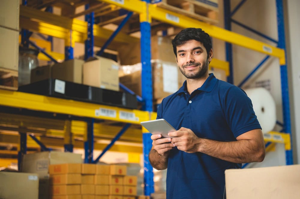 Male,Warehouse,Worker,Portrait,In,Warehouse,Storage